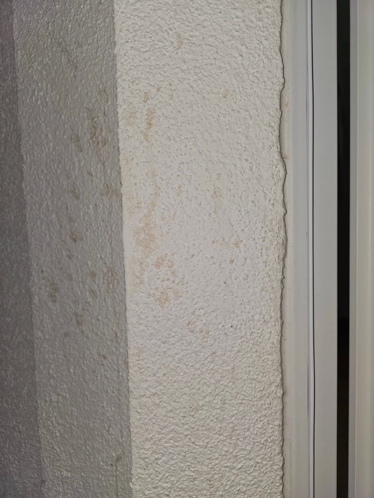Fassadendetail before professional service