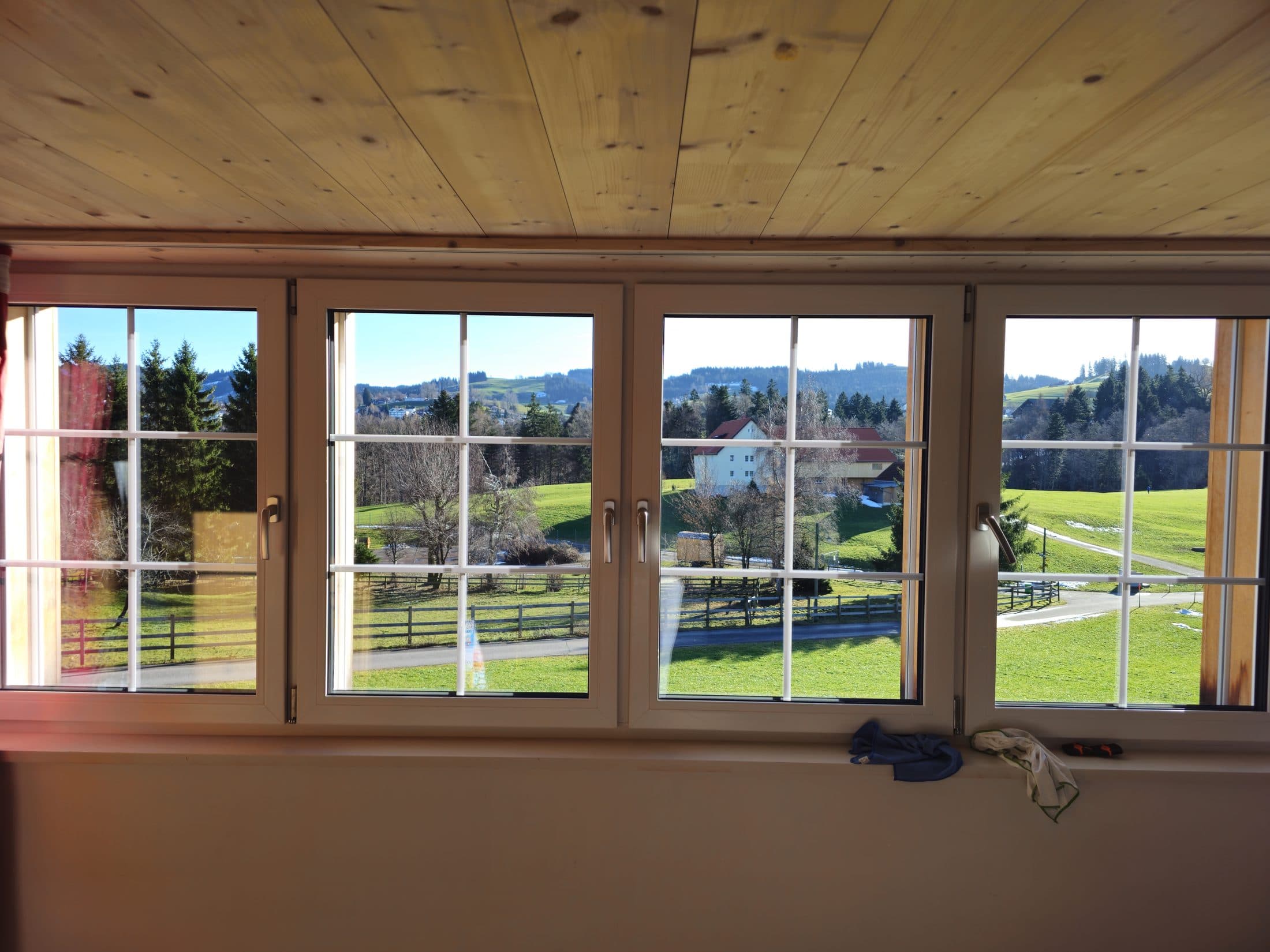 Fensterreinigung after professional service